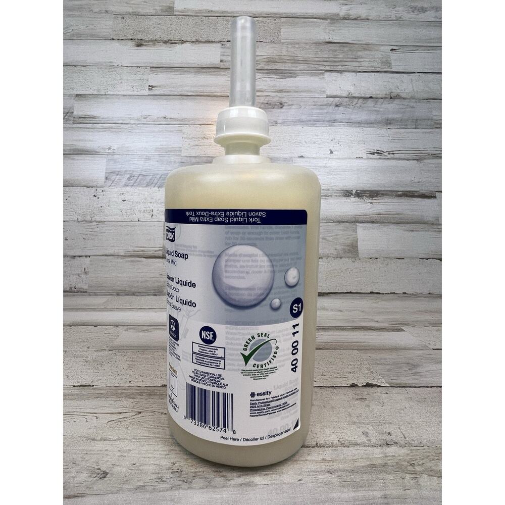 Tork Premium Extra Mild Liquid Soap-Unscented-1 Liter Bottle-TRK400011